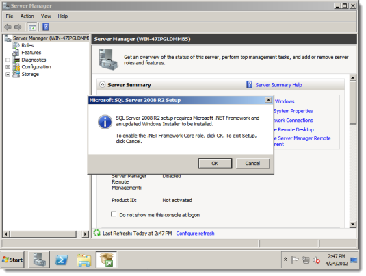 安装SQL sever 2008步骤2