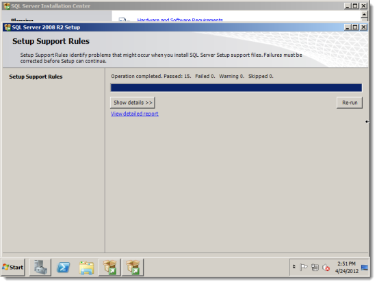 安装SQL sever 2008步骤6