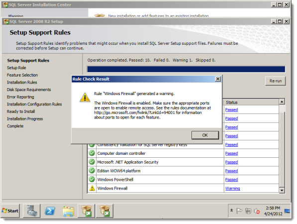 安装SQL sever 2008步骤18