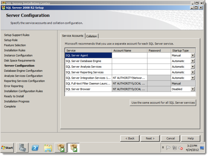 安装SQL sever 2008步骤22