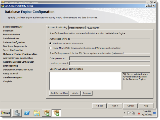 安装SQL sever 2008步骤25