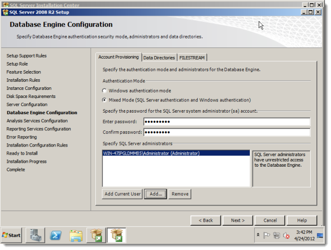 安装SQL sever 2008步骤26