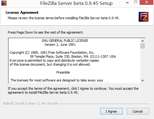 FileZilla Sever安装1