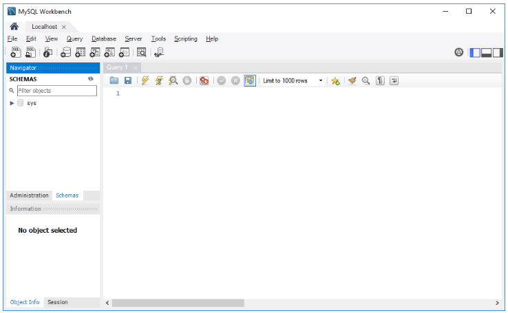 MySQL工作台