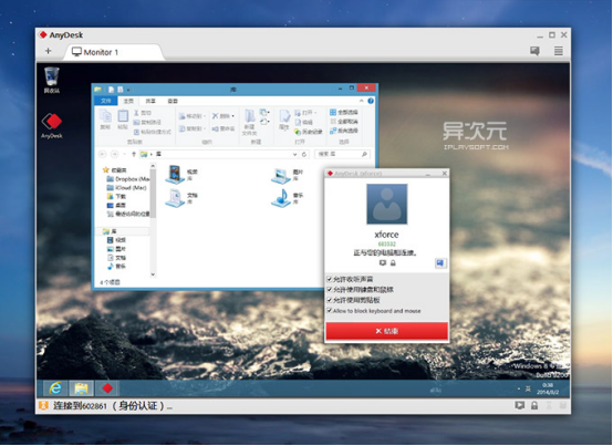 AnyDesk权限设置