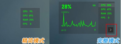 内置完整模式和精简模式