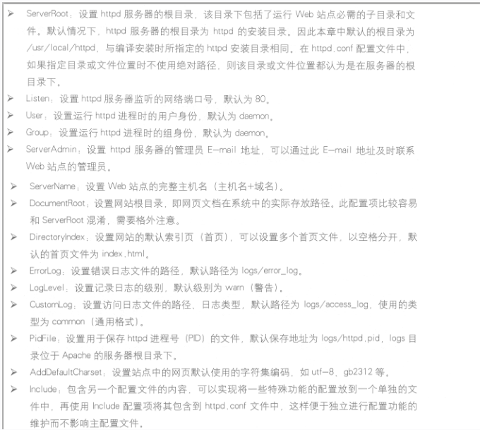 全局配置选项