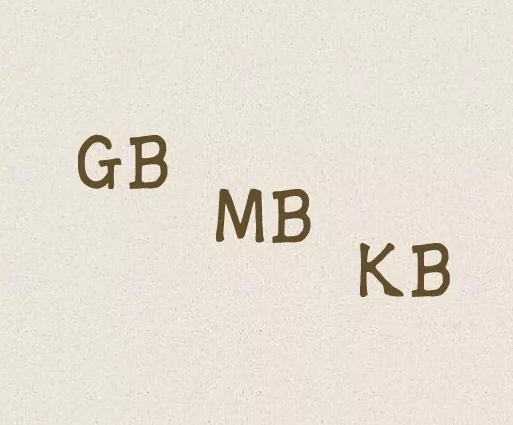 Bit、Byte、kb、KB、MB，KiB、MiB是什么意思？