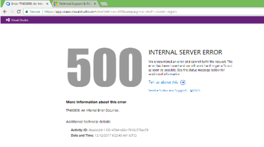 500internal server error如何从客户端进行解决？